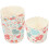 100 caissettes à cupcakes jetables en papier PE 1