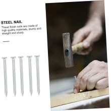 195pcs Hardened Steel Concrete Nails Galvanized Point Tip Straight Grain Wall Nails