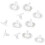 100pcs Transparent Silicone Earring Safety Backs Comfortable Flexible Replacement 1
