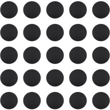 50pcs Round Black Kraft Art Paper Cardboards, 29cm Drawing Paperboard for Artists