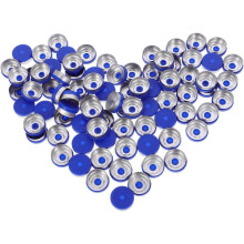 100 bouchons Ă clapet en aluminium et plastique pour flacons en verre, bouchons auto-obturants pour flacons
