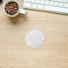 Shell bonito silicone mouse pulso almofada descanso ergonômico alivia pulso pressão anti-deslizante base confortável suporte