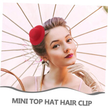 12 mini fermagli per capelli a forma di cappello da cowboy, leggeri, ideali per decorare cappelli da cowgirl.