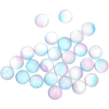 50pcs 10mm Round Blue Purple Gold Fleck Crystal Ball Beads Handmade Loose Beads