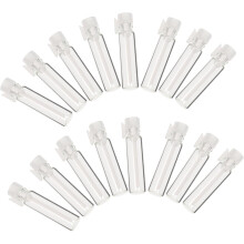 100 Stück 1 ml Mini-Parfümprobenfläschchen aus Glas, nachfüllbar, Kosmetik-Unterfläschchen