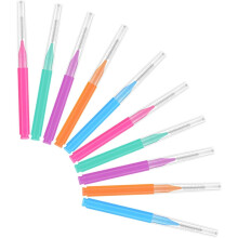 50pcs Interdental Brush Set for Braces Cleaning with Multi-color Picks