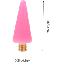 Substituição de pontas de cera do selecionador de unhas de 12pcs para caneta de ponteamento multi-cor