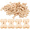 100 boutons en bois chics en forme d'os, faits main, multifonctionnels, pour loisirs créatifs. 1