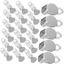 100 Stück Ohrringe ohne Piercing, DIY-Schmuckzubehör, Ohrclips für Damen und Mädchen