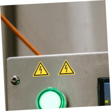 12 stk. varselskilt for elektrisitet, varselskilt, sikkerhetsklistremerke for høyspent elektrisk panel, forsiktig