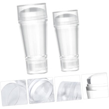 2er-Pack Nagelstempel für DIY-Nagelkunst, doppelseitig, mit Silikonversiegelung, einfache Köpfe, zuverlässige Maniküre