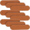 100pcs Pu Leather Tags for Crochet Items Handmade Blank Labels 1