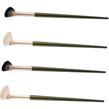 Escova de contorno do nariz 12pcs para círculos escuros inchaço ângulo escova sombra de olhos ferramenta de maquiagem
