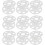 100Pcs Coat Buttons Invisible Snaps Fasteners Resin Smooth Surface Comfortable Touch 1
