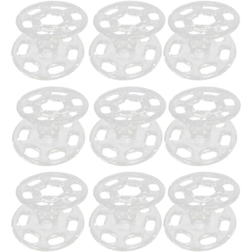 100Pcs Coat Buttons Invisible Snaps Fasteners Resin Smooth Surface Comfortable Touch