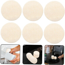 180 discos exfoliantes faciales de lufa, almohadillas limpiadoras para el rostro, ideales para la limpieza de la piel. Uso diario en la ducha.