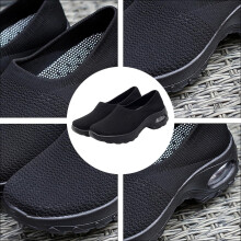 Dames zomerschoenen van geweven materiaal, lichtgewicht sneakers met dikke zool, ademend textiel, casual sportschoenen.