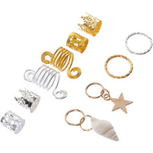 90 Stück Sterling Dreadlock-Haaraccessoires, Haarspangen, Flechtringe für Hochzeitsmode, Damen und Herren