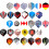 90pcs Wing Game Toy Suit Darts Accessories Assorted Color PVC Hard Material Practical Features 1