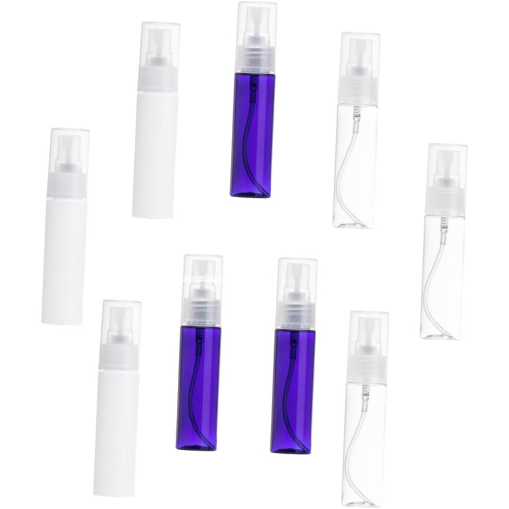Hkhbjs 9Pcs Travel Perfume Bottle Refillable Spray Bottles Mist Nozzle For Hair Cosmetics