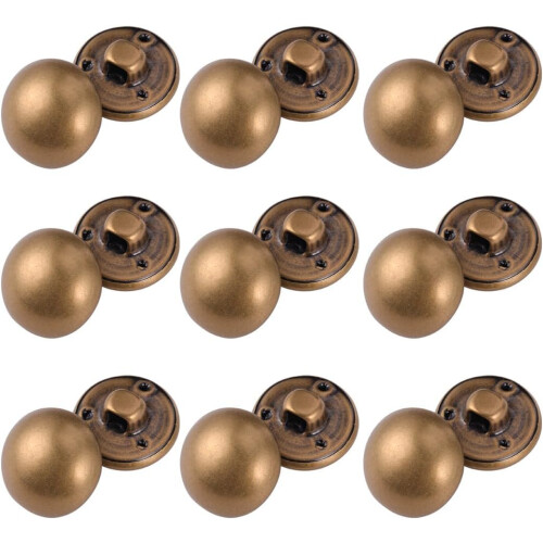100pcs Metal Copper Buttons for Jeans Coat DIY Sewing Buttons Retro Pattern Set