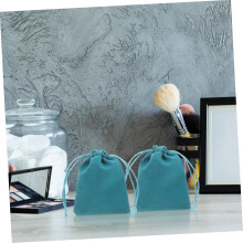 Lot de 12 pochettes à bijoux à cordon, petites pochettes portables pour femmes, pochettes en filet pour les voyages