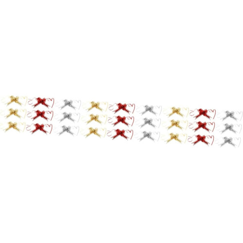 90pcs Packing Pull Bows DIY Pull Flower Decoration Valentine's Day Supplies for Box Wrap Decor
