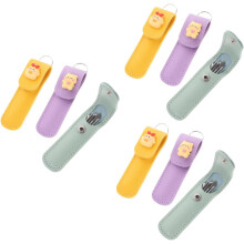 Kit de nettoyage d'oreilles en 9 pièces, motif dessin animé, confortable pour un usage quotidien.