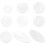 9pcs Saxophone Key Button Shell Buttons White Sturdy Craftsmanship Beautiful Generous Style Saxophone Accessory 1