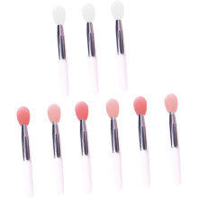 Lot de 9 pinceaux à lèvres en silicone, pinceaux de maquillage créatifs, pinceaux à rouge à lèvres professionnels, cuillère à lèvres