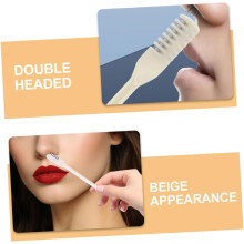 12pcs Manual Nose Hair Trimmer for Women and Men, Beige Simple and Elegant Design