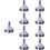 Lot de 9 mini-entonnoirs multifonctions portables, faciles à nettoyer et à utiliser 1
