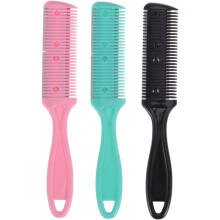 Doppelseitiger Haarausdünnungskamm, 9-teiliges Haartrimmer-Styling-Rasierer-Set mit Kamm