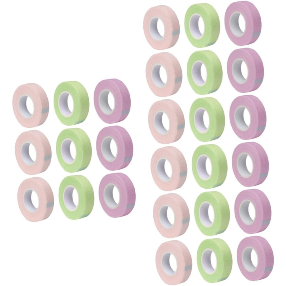 Hkhbjs 27 Rolls Eyelash Grafting Tape Breathable Eyelash Adhesive Tapes Under Eye Patch