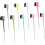 Brosse à cils et sourcils double embout (lot de 9) - Outil de précision 1
