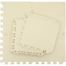 Ensemble de 9 planches de blocage portables pour crochet avec tapis de tricot en mousse beige, tapis de blocage multifonctions détachables