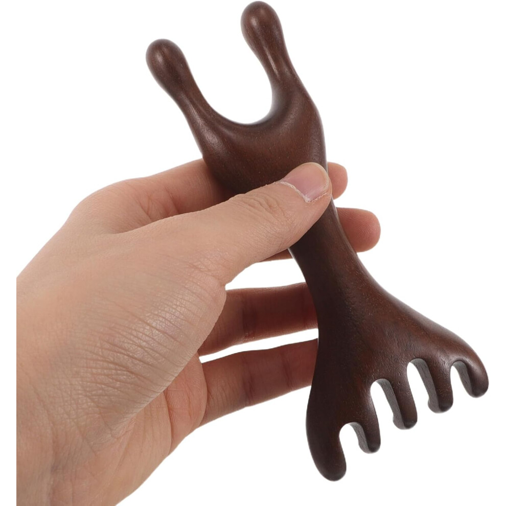 Hkhbjs 2Pcs Sandalwood Beauty Massage Comb Claws Head Foot Massager