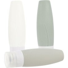 9pcs Silicone Travel Bottles Leakproof Lotion Containers Small Refillable Shampoo Bottles