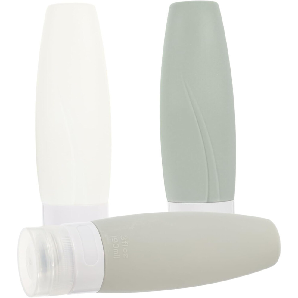 Hkhbjs 9Pcs Silicone Travel Bottles Leakproof Lotion Containers Small Refillable Shampoo Bottles