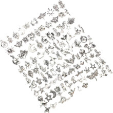 84 antike Tieranhänger aus Legierung zum Selbermachen von Armbändern und Modeschmuck