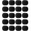 Bonnette anti-vent pour microphone cravate, en mousse noire, lot de 80 1