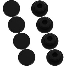 8 Stück Silikon-Gummistopfen in T-Form, wasserdicht und staubdicht, schwarz, Rohrlochdichtung