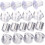 800pcs Earring Backs Silicone Earring Backs Replacements for Studs and Hooks Soft Safety Pads 1