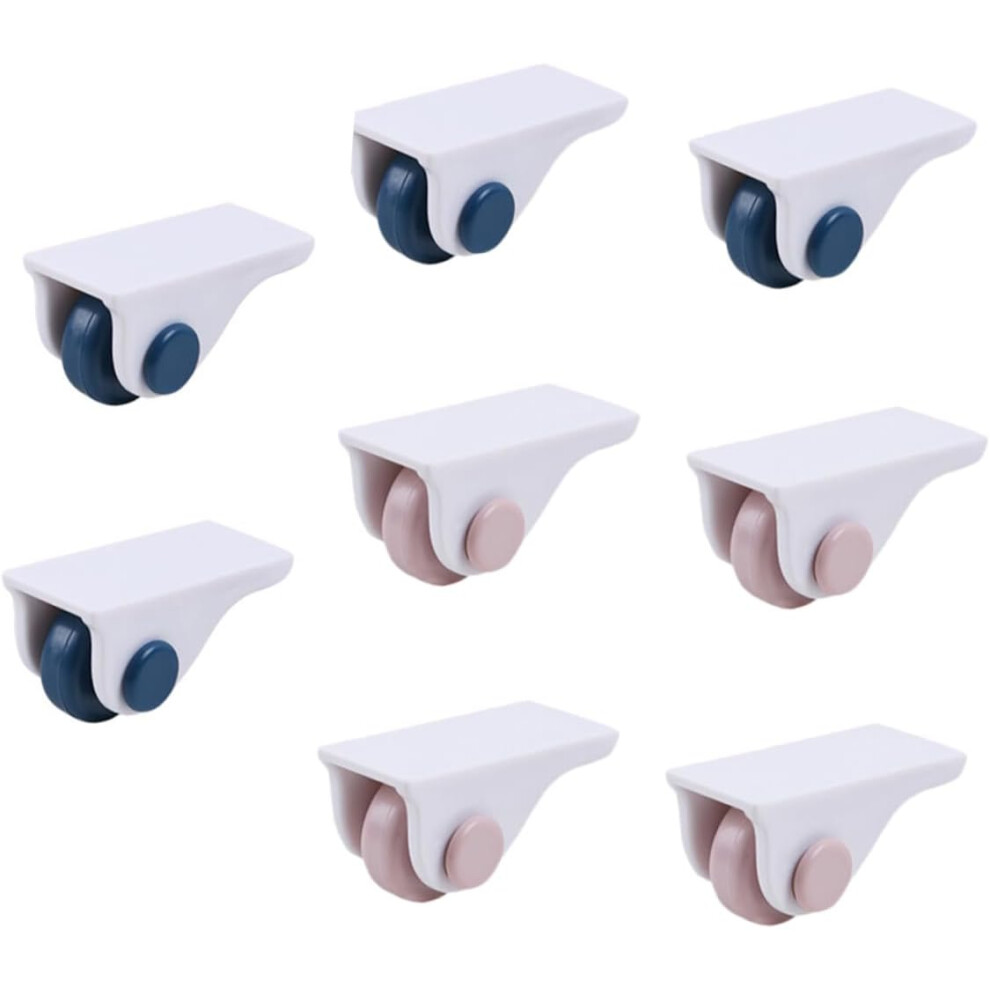 8Pcs Sticky Caster Self-Adhesive Wheels For Storage Box Trash Can Box Caster Case Wheels 8686962020083