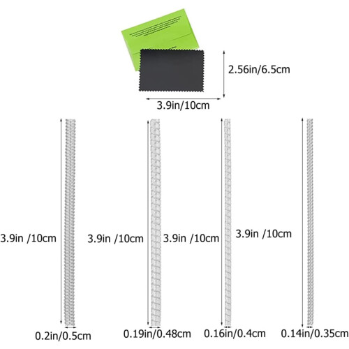 Ringjusterer Usynlig plastringjusterer for tettere passform for smykkelaging 1