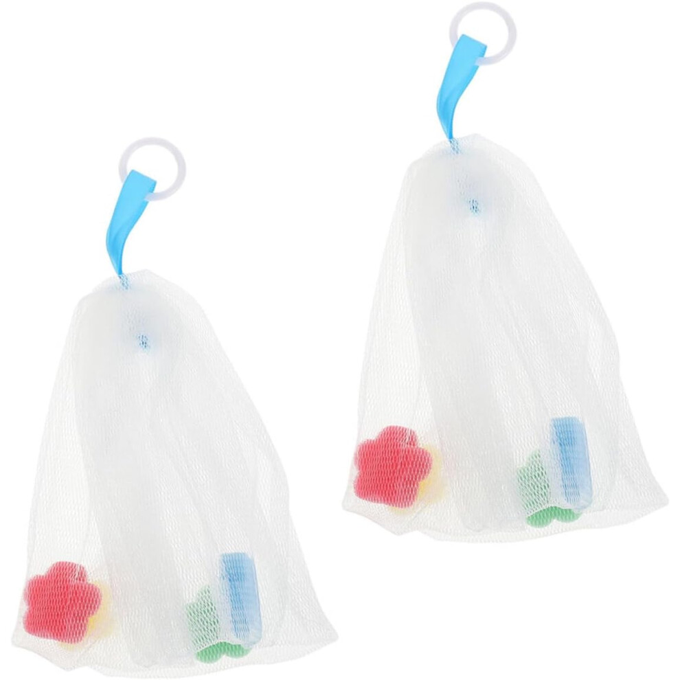 Hkhbjs 8Pcs Soap Exfoliating Bags Foaming Net Pouches Bar Soap Pouches Portable Cleansing Foaming Bags