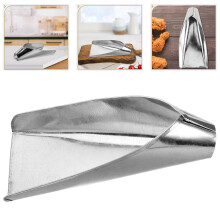 Entonnoir en fer à large ouverture, entonnoir métallique de qualité alimentaire, outil de remplissage pour la cuisine et la maison