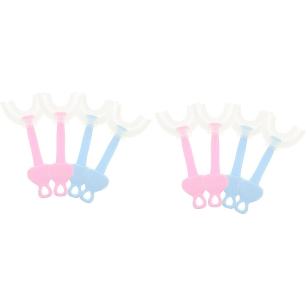 Hkhbjs 8Pcs Boys And Girls Travel Toothbrushes Extra Soft Cartoon Toothbrushes