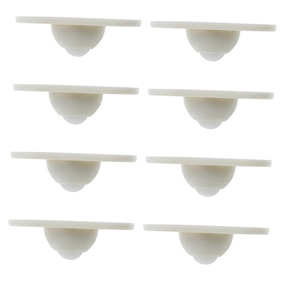 8Pcs Pulley Sticky Caster Wheels For Furniture Storage Box Trash Can Adhesive Swivel Wheels Bed Bottom Use 8686962020038