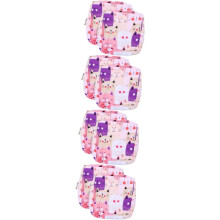 8pcs Travel Sanitary Pad Bags Zipper Design Period Bags Women Supplies
